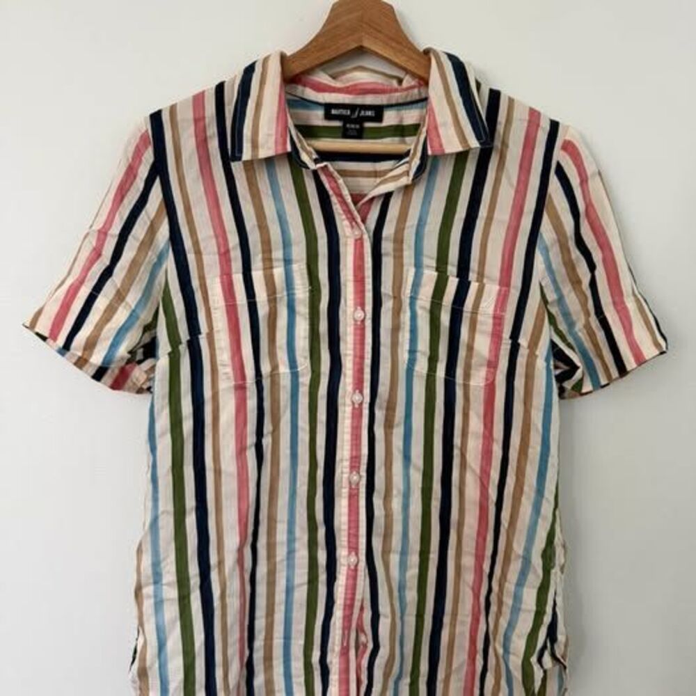 Nautica Jeans Short Sleeve Button Down Shirt